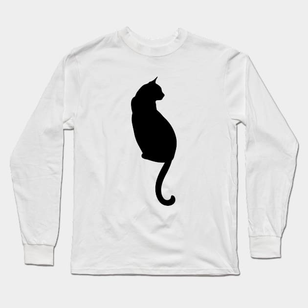 Cat Long Sleeve T-Shirt by JuliaBadeeva